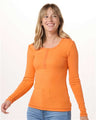 Boxercraft Women's Harper Long Sleeve Henley - Boxercraft BW2402