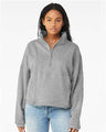 BELLA + CANVAS Women’s Sponge Fleece Half Zip Pullover - BELLA + CANVAS 3953