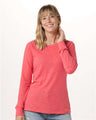 Boxercraft Women's Solid Preppy Patch Long Sleeve T-Shirt - Boxercraft BW3166