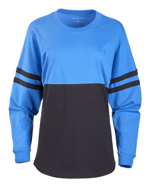Boxercraft Women's Pom Pom Long Sleeve Jersey T-Shirt - Boxercraft BW3514