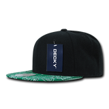 Decky 6 Panel High Profile Structured Bandanna Bill Snapback | Decky 1093