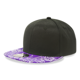Decky 6 Panel High Profile Structured Bandanna Bill Snapback | Decky 1093