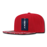 Decky 6 Panel High Profile Structured Bandanna Bill Snapback | Decky 1093