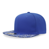 Decky 6 Panel High Profile Structured Bandanna Bill Snapback | Decky 1093