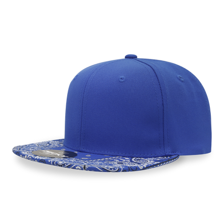 Decky 6 Panel High Profile Structured Bandanna Bill Snapback | Decky 1093