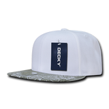 Decky 6 Panel High Profile Structured Bandanna Bill Snapback | Decky 1093