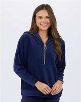 Boxercraft Women's Manchester Corded Quarter-Zip Pullover - Boxercraft BW5203