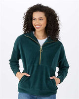 Boxercraft Women's Manchester Corded Quarter-Zip Pullover - Boxercraft BW5203