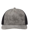 Sportsman Modern Five-Panel Trucker Fit Cap - Sportsman SP1550 Sportsman Old Wash Grey/ Black Adjustable