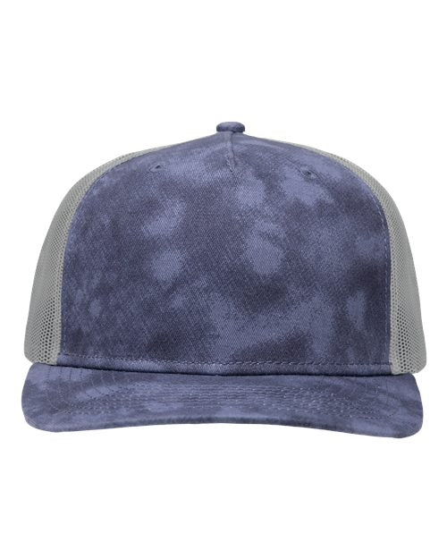 Sportsman Modern Five-Panel Trucker Fit Cap - Sportsman SP1550 Sportsman Old Wash Navy/ Grey Adjustable