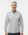 Adidas Men's Space Dyed Quarter-Zip Pullover - Adidas A593