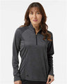 Adidas Women's Space Dyed Quarter-Zip Pullover - Adidas A594