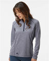 Adidas Women's Space Dyed Quarter-Zip Pullover - Adidas A594