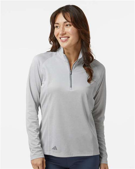 Adidas Women's Space Dyed Quarter-Zip Pullover - Adidas A594