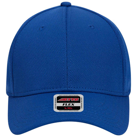 OTTO CAP "OTTO FLEX" 6 Panel Low Profile Baseball Cap OTTO 11-1162 Otto Cap 001 - Royal S/M