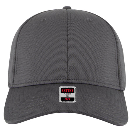 OTTO CAP "OTTO FLEX" 6 Panel Low Profile Baseball Cap OTTO 11-1162 Otto Cap 025 - Char. Gray S/M