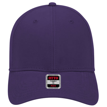 OTTO CAP "OTTO FLEX" 6 Panel Low Profile Baseball Cap OTTO 11-1167 Otto Cap 011 - Purple S/M