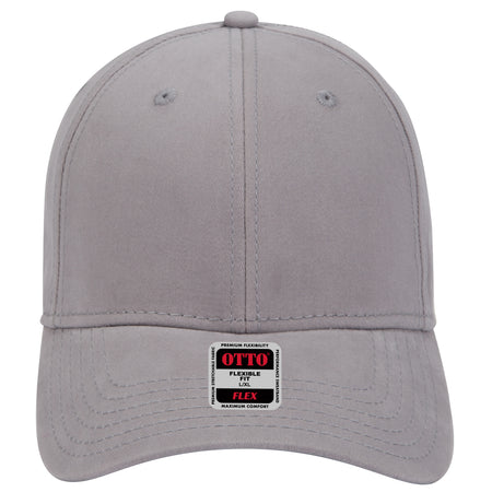 OTTO CAP "OTTO FLEX" 6 Panel Low Profile Baseball Cap OTTO 11-1167 Otto Cap 014 - Gray S/M