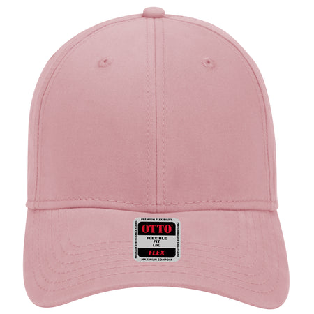 OTTO CAP "OTTO FLEX" 6 Panel Low Profile Baseball Cap OTTO 11-1167 Otto Cap 050 - Pink L/XL