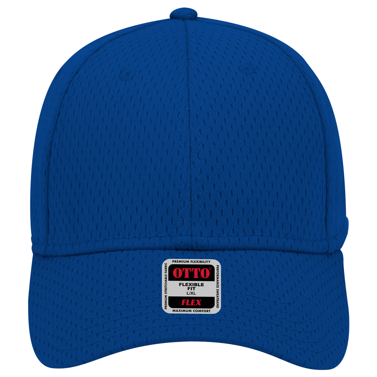 OTTO CAP "OTTO FLEX" 6 Panel Low Profile Baseball Cap OTTO 11-1168 Otto Cap 001 - Royal S/M