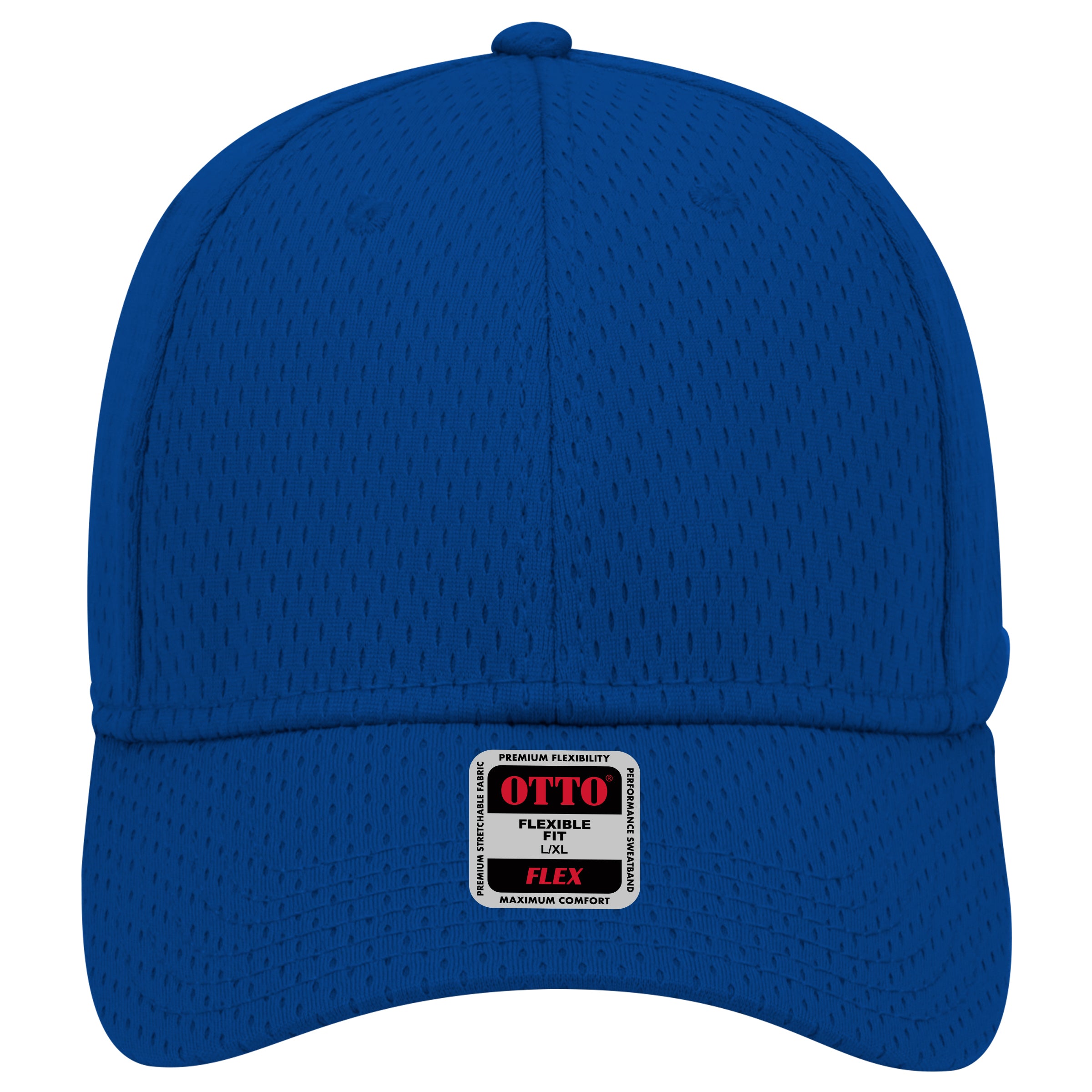 OTTO CAP "OTTO FLEX" 6 Panel Low Profile Baseball Cap OTTO 11-1168 Otto Cap 001 - Royal S/M