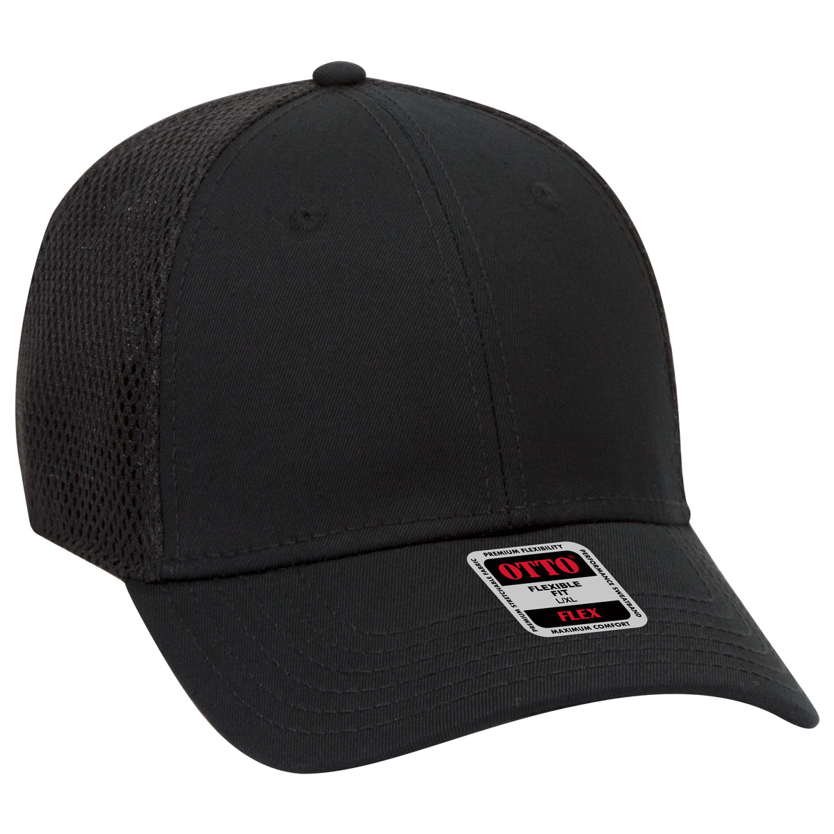 OTTO CAP® OTTO FLEX® Fitted 6 Panel Low Profile Baseball Cap OTTO 11-1169