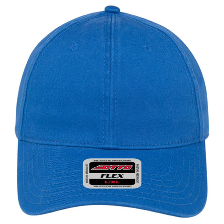 OTTO CAP "OTTO FLEX" 6 Panel Low Profile Baseball Cap OTTO 11-1171 Otto Cap 001 - Royal S/M