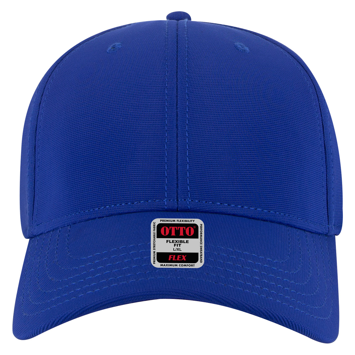 OTTO CAP "OTTO FLEX" 6 Panel Low Profile Baseball Cap OTTO 11-1172 Otto Cap 001 - Royal S/M