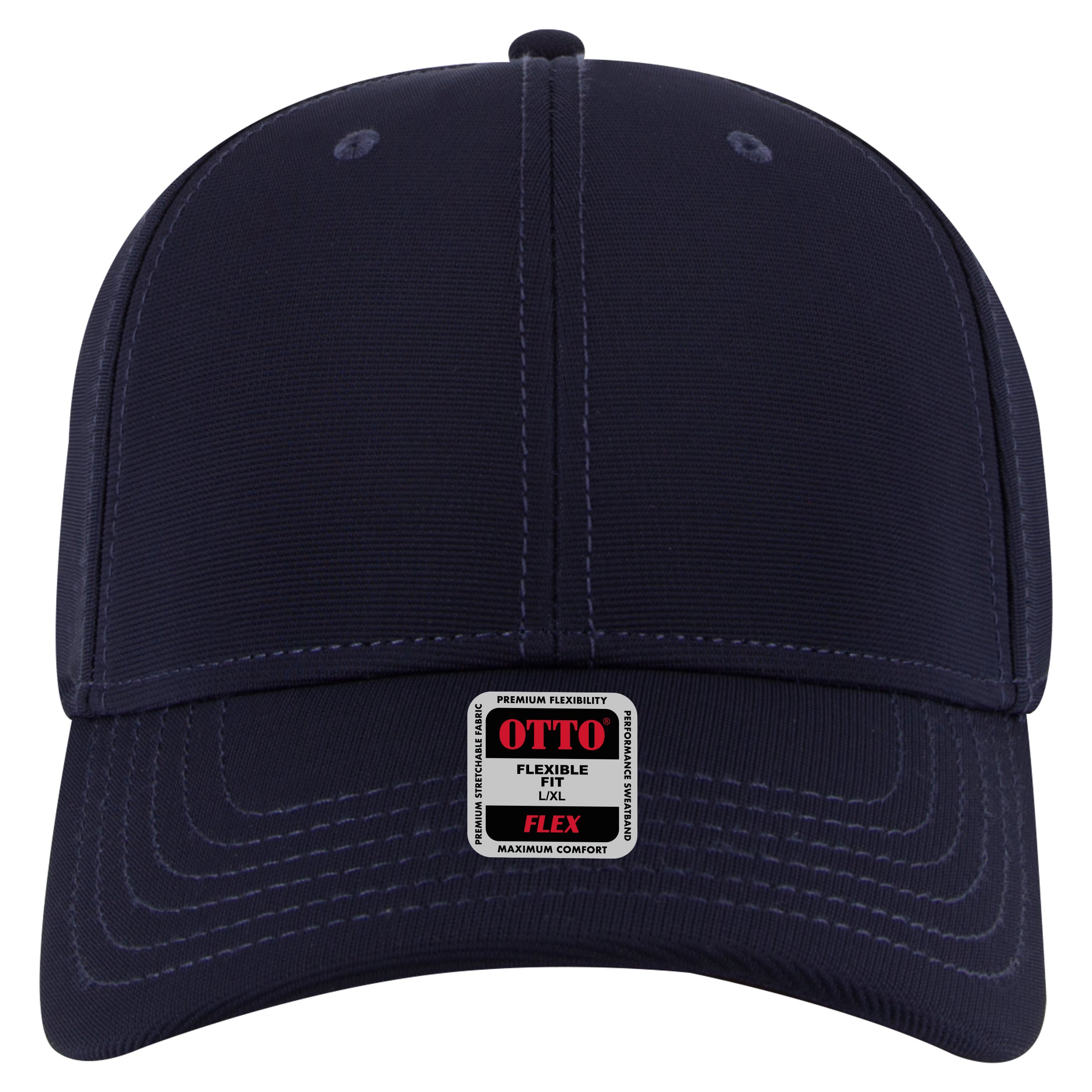 OTTO CAP "OTTO FLEX" 6 Panel Low Profile Baseball Cap OTTO 11-1172 Otto Cap 004 - Navy S/M