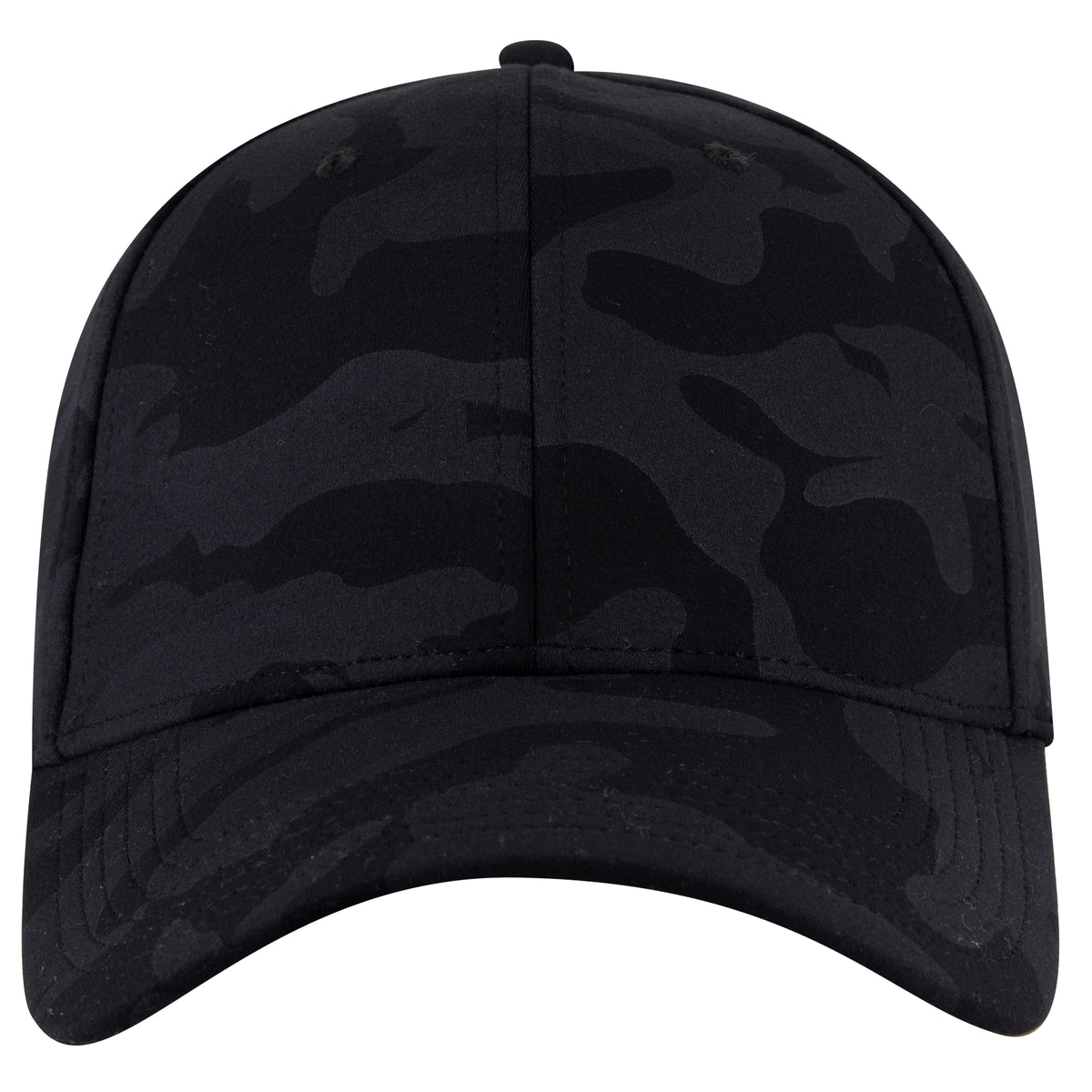 OTTO CAP "OTTO FLEX" 6 Panel Low Profile Baseball Cap OTTO 11-1172 Otto Cap 0325 - Blk/Ch.Gry L/XL