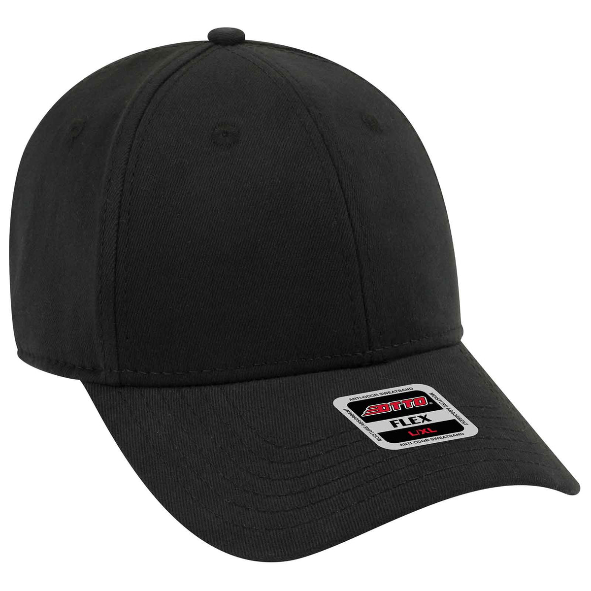 OTTO CAP® OTTO FLEX® Fitted 6 Panel Low Profile Baseball Cap OTTO 11-1204
