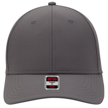 OTTO CAP "OTTO FLEX" UPF 50+ 6 Panel Low Profile Baseball Cap OTTO 11-1257 Otto Cap 025 - Char. Gray L/XL