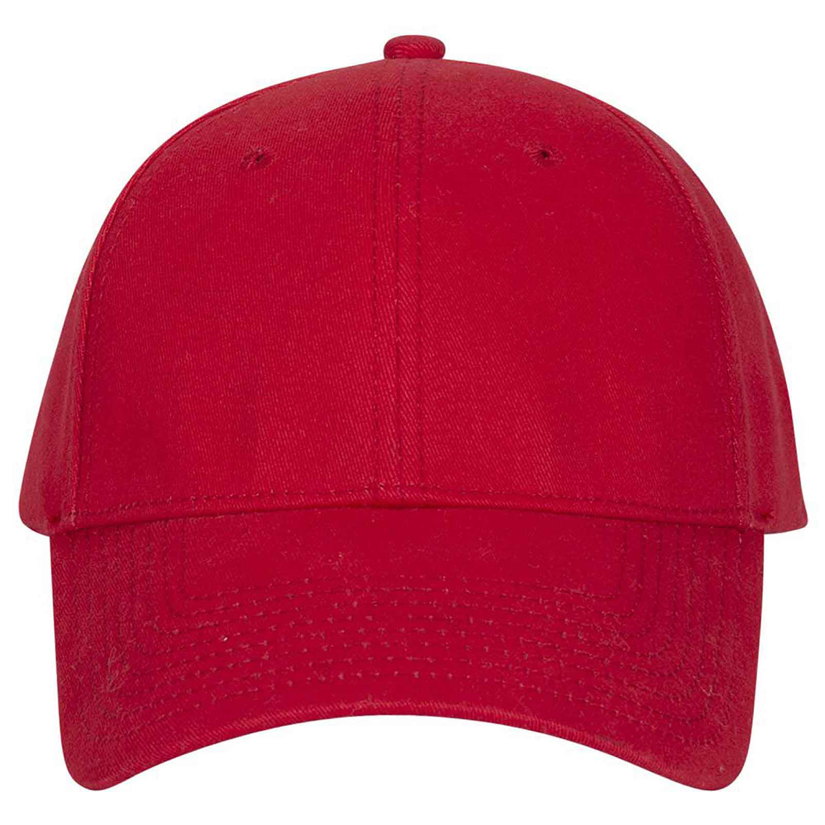 OTTO CAP "OTTO FLEX" 6 Panel Low Profile Baseball Cap OTTO 11-421 Otto Cap 002 - Red S/M