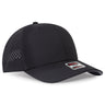 OTTO CAP® OTTO COMFY FIT® 6 Panel Mid Profile Perforated Baseball Cap OTTO 110-1