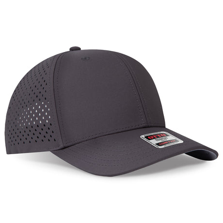 OTTO CAP® OTTO COMFY FIT® 6 Panel Mid Profile Perforated Baseball Cap OTTO 110-1