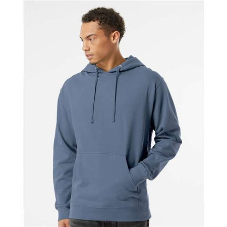 Independent Trading Co. Midweight Hooded Sweatshirt - Storm Blue - Independent Trading Co. SS4500 Independent Trading Co. Storm Blue XS