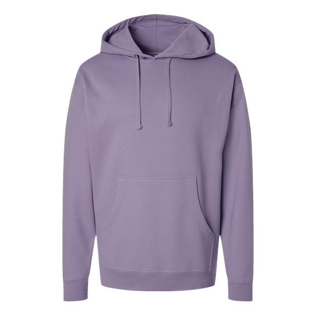 Independent Trading Co. Midweight Hooded Sweatshirt - Plum - Independent Trading Co. SS4500 Independent Trading Co. Plum XS