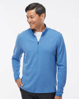 Adidas Men's 3-Stripes Quarter-Zip Sweater Pullover - Adidas A554