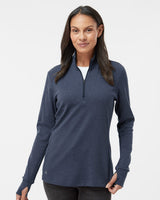 Adidas Women's 3-Stripes Quarter-Zip Sweater Pullover - Adidas A555