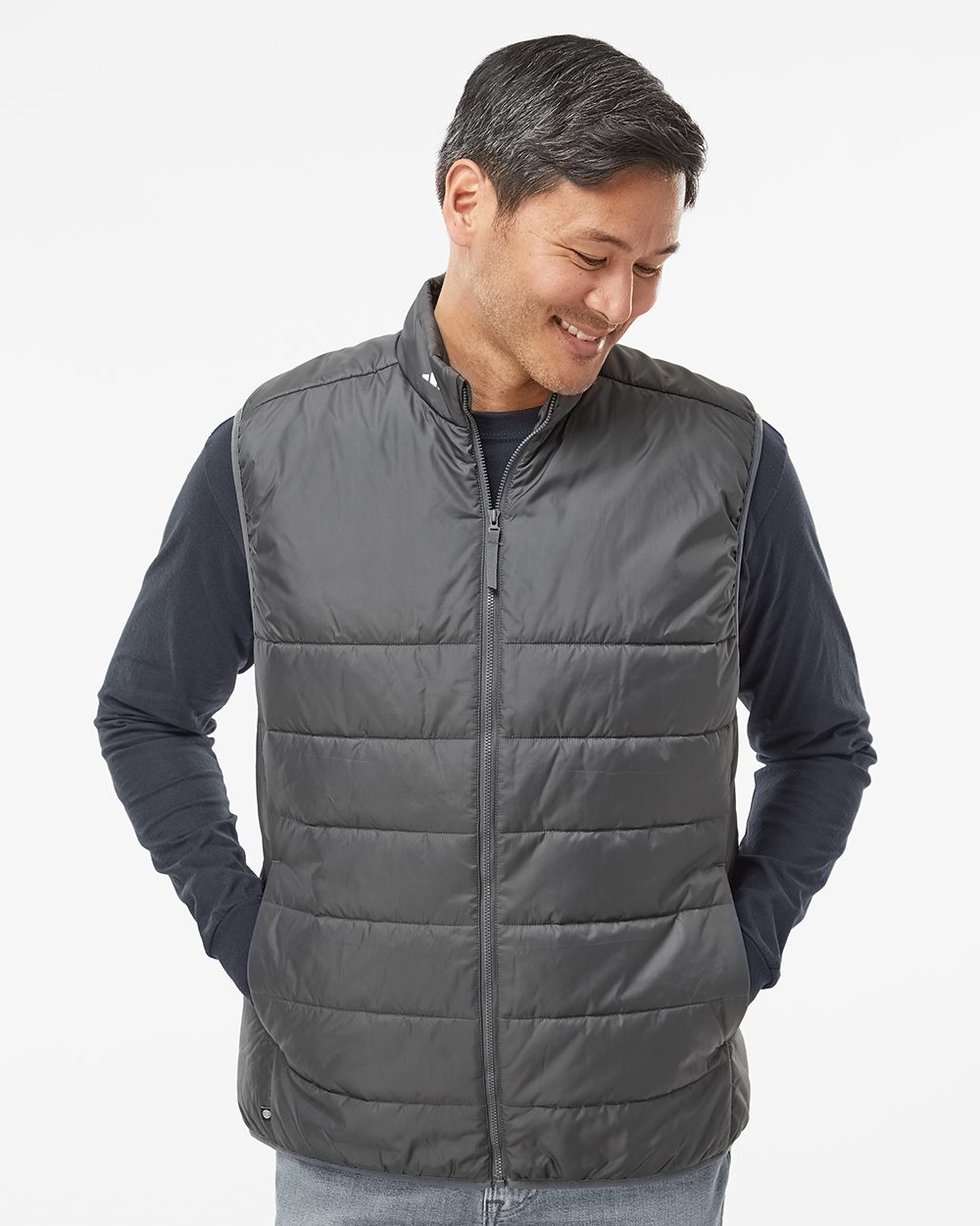 Adidas Men's Puffer Full-Zip Vest - Adidas A572