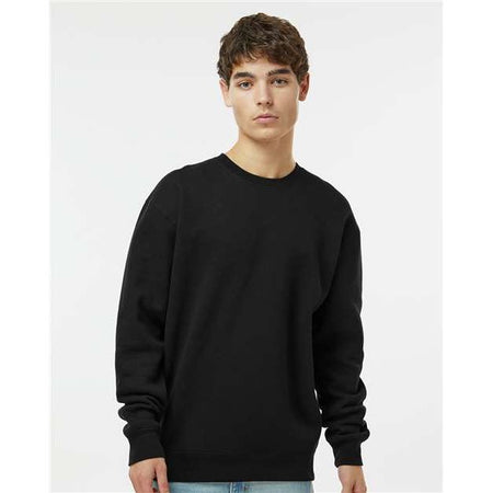 Independent Trading Co. Heavyweight Crewneck Sweatshirt - Black - Independent Trading Co. IND3000 Independent Trading Co. Black XS