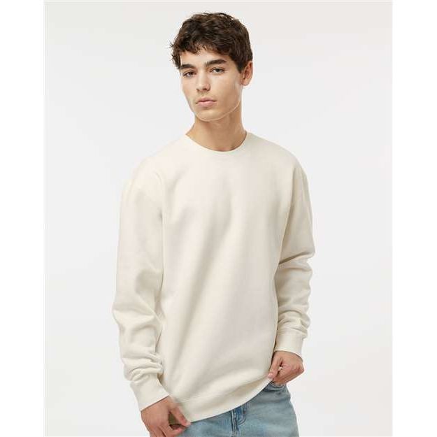 Independent Trading Co. Heavyweight Crewneck Sweatshirt - Bone - Independent Trading Co. IND3000 Independent Trading Co. Bone XS