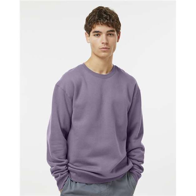 Independent Trading Co. Heavyweight Crewneck Sweatshirt - Plum - Independent Trading Co. IND3000 Independent Trading Co. Plum XS