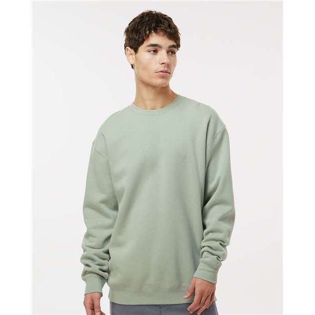 Independent Trading Co. Heavyweight Crewneck Sweatshirt - Dusty Sage - Independent Trading Co. IND3000 Independent Trading Co.