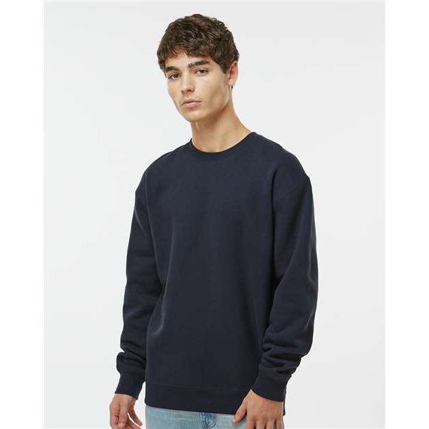 Independent Trading Co. Heavyweight Crewneck Sweatshirt - Navy - Independent Trading Co. IND3000 Independent Trading Co.