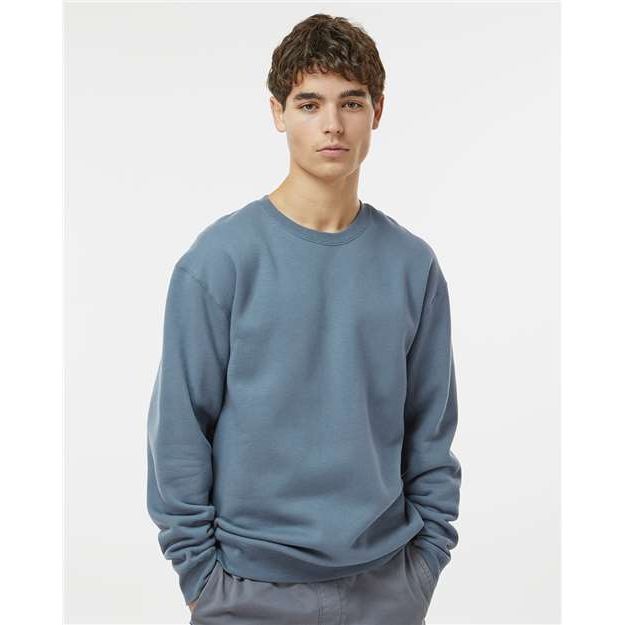 Independent Trading Co. Heavyweight Crewneck Sweatshirt - Storm Blue - Independent Trading Co. IND3000 Independent Trading Co. Storm Blue XS