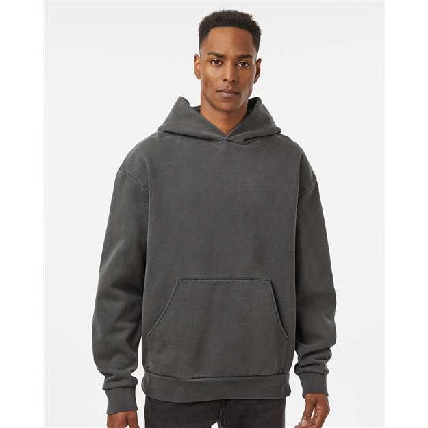 Independent Trading Co. Mainstreet Hooded Sweatshirt - Independent Trading Co. IND420XD Independent Trading Co. Pigment Black XS