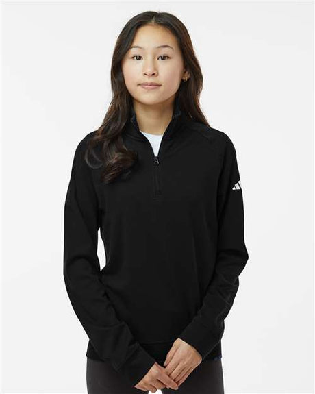 Adidas Youth Performance Quarter-Zip Pullover - Adidas A4001