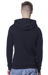 Royal Apparel 11055 Unisex Fashion Terry Pullover Hoodie - Black