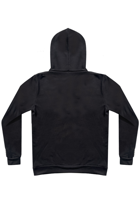 Royal Apparel 11055 Unisex Fashion Terry Pullover Hoodie - Black